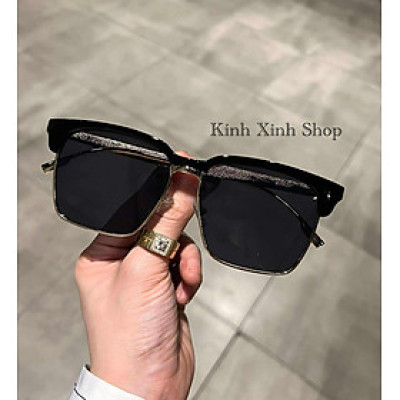 Kính mát nam Mắt vuông chống nắng uv thời trang đi đường giúp bảo vệ mắt