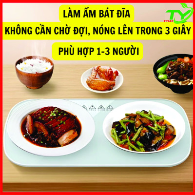 Máy Hâm Nóng Đồ Ăn Đa Năng , Tấm Lót Sưởi Ấm Điện Bàn Ăn Giữ Nhiệt Tiện Dụng, An Toàn Cho Gia Đình Hàng Nhập Khẩu