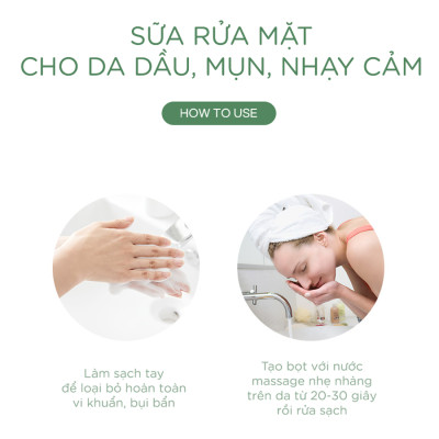 Sữa Rửa Mặt VACCI Tinh Chất Lô Hội 180ml - Làm Sạch Da - Cấp Ẩm - Giảm Tình Trạng Mụn Cám - Mụn Đầu Đen