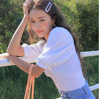 Kẹp tóc kim loại mẫu Hàn KAH63 hình vuông mẫu HOT (chọn mầu)