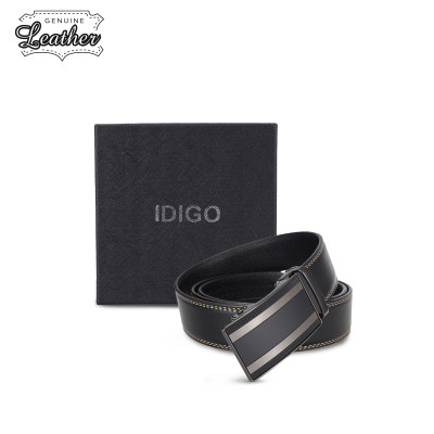 Thắt Lưng Nam Da Thật IDIGO MD1-4038 Màu Đen
