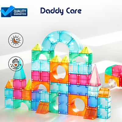 Bộ xếp hình nam châm hình khối Mideer Creative Magnetic Building Blocks, đồ chơi lắp ghép cho bé