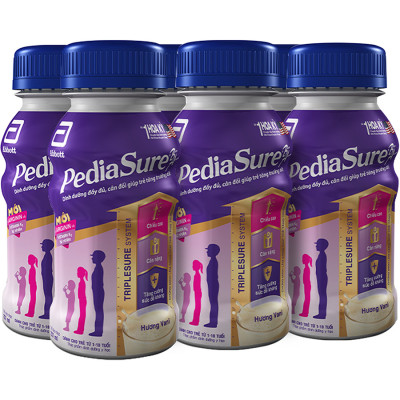 Thùng 24 Chai Sữa Nước Abbott Pediasure Vani 237ml cho trẻ từ 1-10 tuổi