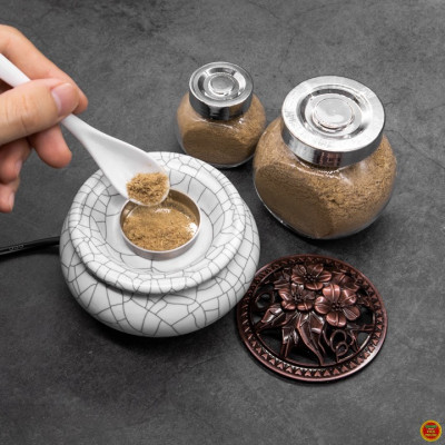 Bột Trầm Hương Xông Nhà, Tẩy Uế - Mùi Trầm Thơm Thoang Thoảng Dụi Nhẹ gốc Tiên Phước Quảng Nam 