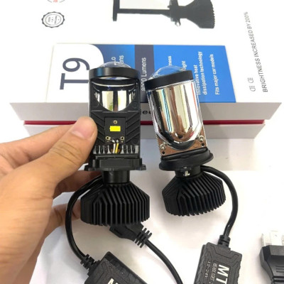 Siêu Sáng và Chống Chói: Đèn Pha Bi Cầu T9 Led HI/LO Cho Ô Tô và Xe Máy Loại Tốt, ĐÈN TRANG TRÍ