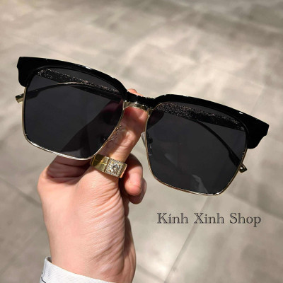 Kính râm unisex nam nữ chống nắng dáng vuông sành điệu