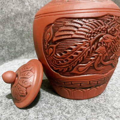 Chum Long Phượng sứ Bát Tràng sử dụng đựng gạo, muối, ngâm rượu, làm lễ dunmg tích 7 10 20 lít nắp bằng và nắp lồi