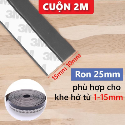 Gioăng cao su dán khe hở cửa, miếng dán khe hở chân cửa ngăn bụi chống nước chống côn trùng