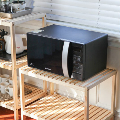 KỆ ĐỂ LÒ VI SÓNG 2 TẦNG MÀU TỰ NHIÊN - OVER RACK 2F NATURAL