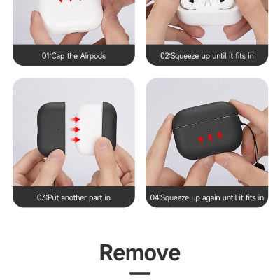 Case Ốp Bao Bảo Vệ Dành Cho Airpods Pro 2/ Airpods Pro, Dux Ducis Plen Series TPU Case - Hàng Chính Hãng