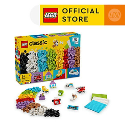 LEGO CLASSIC 11044 Đồ Chơi Hộp Xây Dựng Và Chơi Sáng Tạo (750 chi tiết)