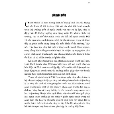 Luật cạnh tranh Việt Nam trong bối cảnh toàn cầu - bản in 2024