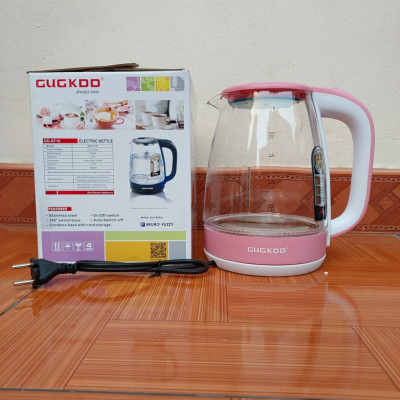 Ấm Siêu Tốc Thủy Tinh Cao Cấp COOKDD  MINIIN 2 Lít Model GD -ST16 - Bình Siêu Tốc Có Đèn Led Tự Ngắt Khi Sôi - Hàng Chính Hãng