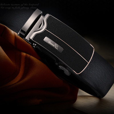 Thắt lưng nam da bò nguyên chất mặt khóa tự động hợp kim cao cấp