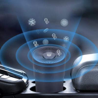 Máy Khử Mùi Ô Tô Xiaomi Eraclean CW-C02 Kiêm Lọc Không Khí Khử Khuẩn Ozon Thời Gian Sử Dụng 12h Liên Tục Công Suất 10W - Hàng Nhập Khẩu