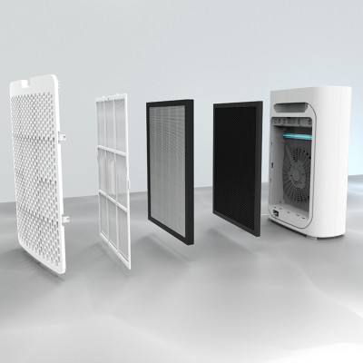 Máy lọc không khí AP3006 tương thích Tuya theo dõi chỉ số trên điện thoại - Hàng chính hãng