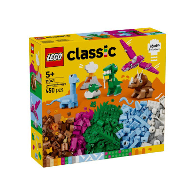 LEGO CLASSIC 11041 Đồ Chơi Lắp Ráp Bộ Gạch Chi Tiết Chủ Đề Khủng Long (450 Chi Tiết)