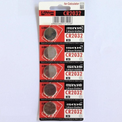 Pin CMOS Maxxell CR2032 Lithium 3V ( 1 vỉ 5 viên) giá rẻ- máy tính, khóa xe máy Smarttkey Đèn,cảm biến áp suất lốp - Miếng lót chuột