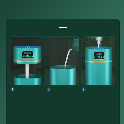 Máy Phun Sương Tạo Ẩm Không Khí Teement , Máy Xông Và Khuyếch Tán Tinh Dầu Dung Tích 1.1 Lít Với 3 Chế Độ Phun, Tích Hợp Đèn Ngủ Tự Thay Đổi Màu Sắc, Độ Ồn Thấp, Phun Liên Tục 8h Và Tự Ngắt Khi Hết Nước, Sạc Usb Tiên Lợi,  - Hàng Chính Hãng