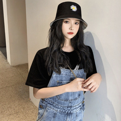 Mũ Vành Nhỏ, Mũ Bucket Hoa Cúc, Mũ Bucket Cụp Phong Cách Swag Siêu Xinh MD07