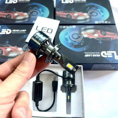 1 Cặp Bóng Đèn Pha LED H4 H7 H11 9005 HB4 6000K Cho Xe Hơi ​​Đèn LED Phá Sương Mù 12000LM Chuyên Dụng Cho Xe Hơi