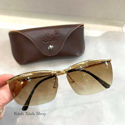 Kính râm Amor cao cấp cho nam dáng ôm gọng nhỏ mạ vàng 14K + Tặng Fullbox phụ kiện cao cấp