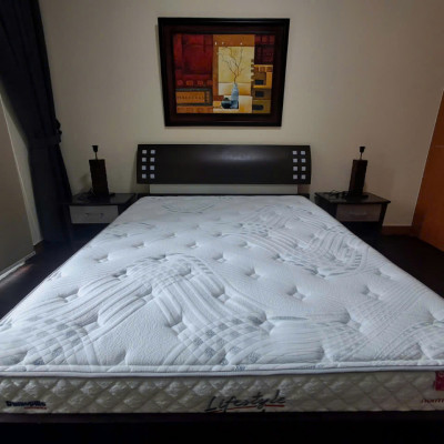 Nệm Lò Xo Túi 1 Sợi Dunlopillo LifeStyle Plush Nâng ,Đỡ Cột Sống Chống Thấm Kháng Khuẩn- Độ cao 25cm