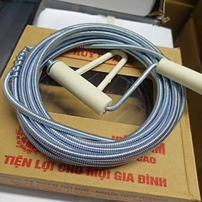Cuộn Dây Lò Xo Thông Tắc Cống, Nhà Vệ Sinh 5m 10m – Xử Lý Nghẹt Hiệu Quả Do Dầu Mỡ, Cơm Thừa