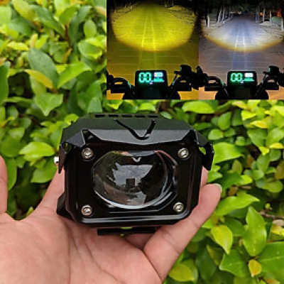 Đèn Trợ Sáng Ô Tô Xe Máy F22X Pro – Bi Cầu Cốt Vàng Pha Trắng Siêu Vip, Ánh Sáng Cực Mạnh Dành Cho Khách Hàng Cao Cấp