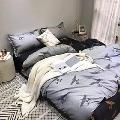 Bộ ga và vỏ chăn cotton Sweet Love VSL1058 ( 5 món )