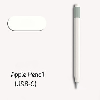 Vỏ Bọc Silicon Siêu Mỏng Cho Apple Pencil USB-C Kai.N Smooth Pencil Kiểu Bút Chì 2 Màu_ Hàng chính hãng