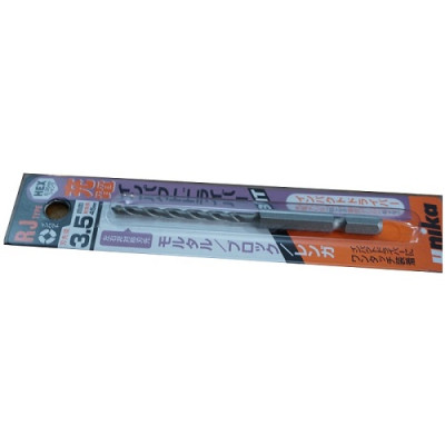 Combo Vít bê tông 4mm đầu dù Unika P432 & mũi khoan tường đuôi lục giác 3.5mm (không cần tắc kê nhựa)