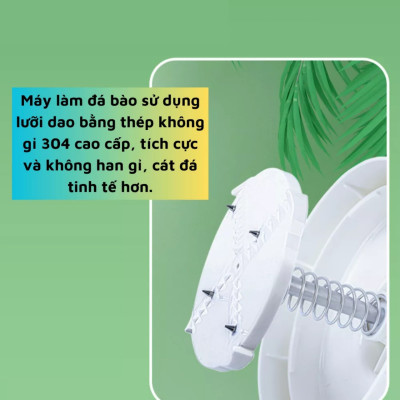 Máy Bào Đá Mini Xay Đá Tuyết Quay Bằng Tay Đa Năng Cho Gia Đình - HÀNG CHÍNH HÃNG MINIIN