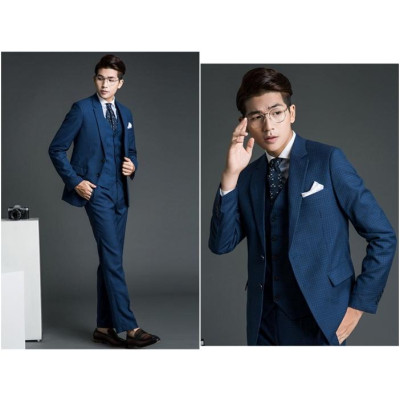 Ca Vat bộ 3 món kèm hộp túi xách cao cấp, quà tặng chú rể, Cavat họa tiết ghi đậm