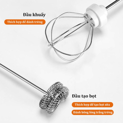 Máy đánh trứng, tạo bọt sữa cafe SOKANY thiết kế cầm tay cỡ nhỏ tiện dụng cho gia đình - SK201A - HÀNG CHÍNH HÃNG - DELIYA