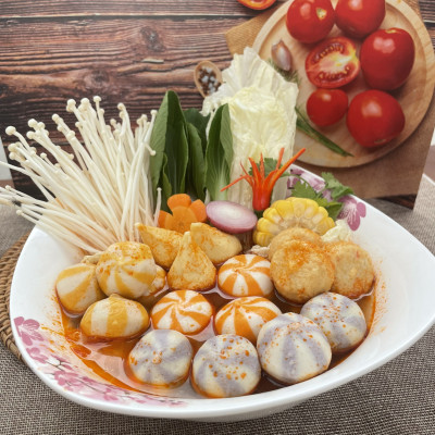 COMBO CÁ VIÊN NHÂN PHOMAI 5 TRONG 1 500GR _ CHEESY COMBO 5IN1 500GR