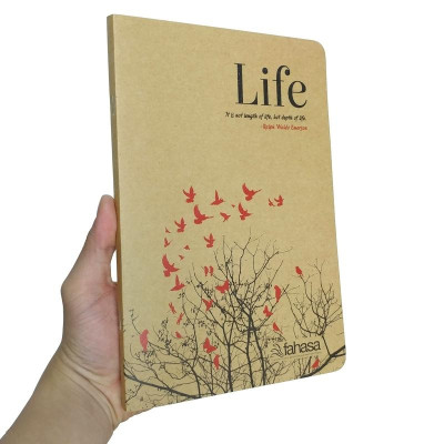 Combo 5 Tập Sinh Viên Life - Kẻ Ngang 200 Trang ĐL 70g/m2 - FAHASA (Mẫu Màu Giao Ngẫu Nhiên)