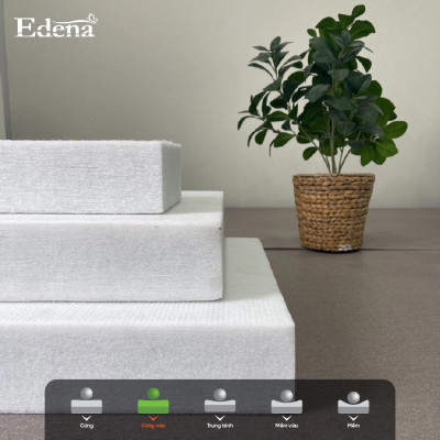Nệm Bông Ép Gấp 3 Edena Cao Cấp-Độ cứng cao -Bảo hành 5 năm
