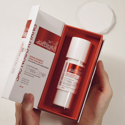 Bộ Combo Dưỡng Da Sắc Ngọc Khang [Serum Dưỡng Trắng Da Vitamin C + Kem Dưỡng Da Ban Ngày/Đêm]