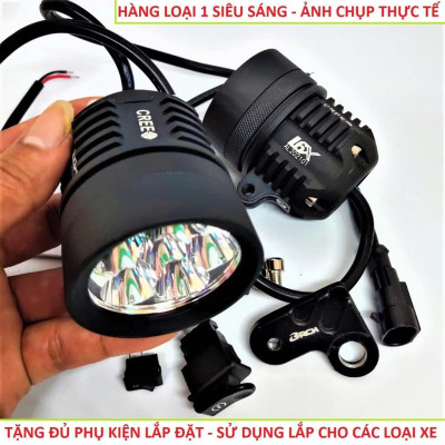 Đèn Trợ Sáng Xe Máy Ô Tô L6X Cao Cấp - Vỏ Hợp Kim Siêu Sáng Chất Lượng Cao Khám Phá Ánh Sáng Hoàn Hảo 