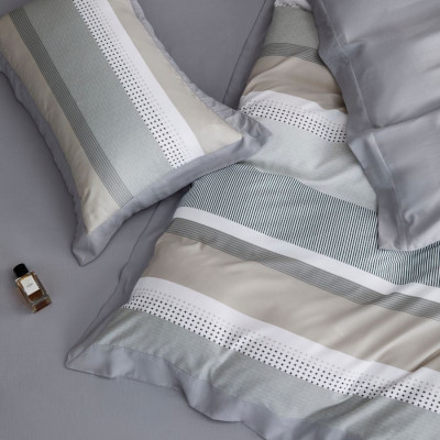 Bộ 5 món drap, áo gối NIN Tencel SELINA mát lạnh mẫu mới 2024 chất lụa tencel mềm mịn không kèm mền