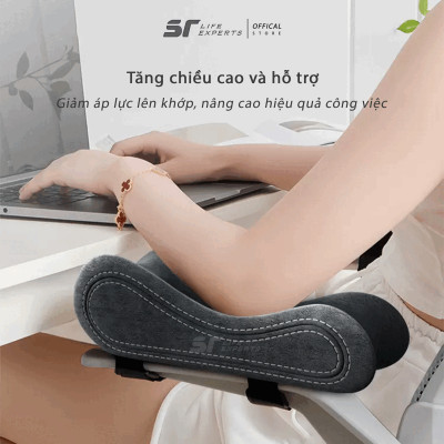 Gối Kê Tay Công Thái Học, Cao Su Non, Đệm Tay Vịn Nâng Đỡ Cánh Tay, Giảm Áp Lực Khuỷu Tay - Sairui