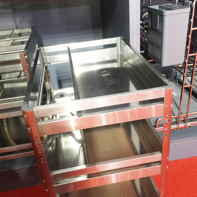 Giá gia vị tủ bếp dưới inox hộp hàng chính hãng Grob sang trọng hiện đại