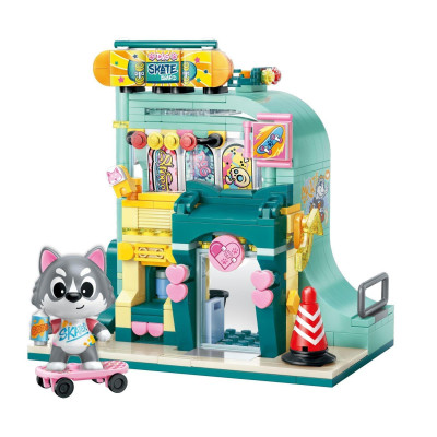 Đồ Chơi Lắp Ráp Lovely Street Husky Skate Shop - Keepplay K28009 (350 Mảnh Ghép)
