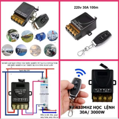 1 ĐIỀU KHIỂN BẬT TẮT ĐIỆN TỪ XA MÁY BƠM BÓNG ĐÈN THÔNG MINH