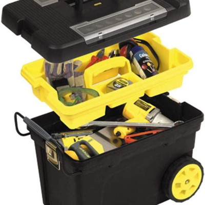 HỘP DỤNG CỤ (NHỰA) CÓ BÁNH XE (61X42X38)CM STANLEY 1-92- 904 - HÀNG CHÍNH HÃNG