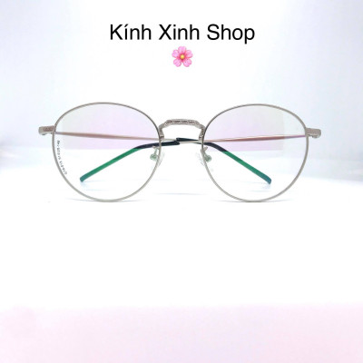 Kính gọng Mắt tròn to Kim loại cao cấp cho Nam G90013 (Nhiều màu)