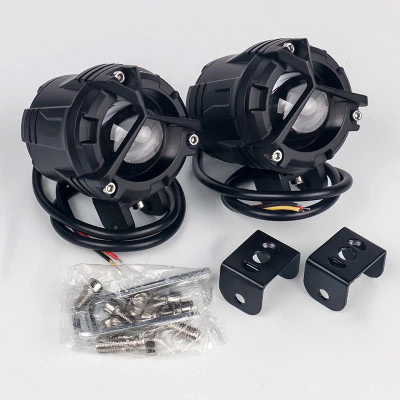 Đèn Trợ Sáng S40 Plus 65W Bi Cầu VIP – Cốt Vàng Pha Trắng, Chống Chói Siêu Sáng Cho Ô Tô Xe Máy