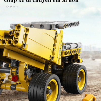 Bộ Đồ Chơi Lắp Ghép Xe Tải Với 338 Chi Tiết, Đồ Chơi Xếp Hình Cao Cấp Xe Tải, Đồ Chơi Mô Hình Xe Kỹ Thuật Công Trình Xây Dựng - Chính Hãng BABYBOSS.