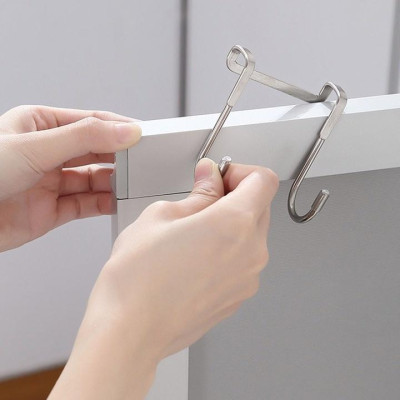 Móc Inox, Treo Đồ Đa Năng Hình Chữ S, Móc Gài Sau Cánh Tủ Bếp Nhỏ Gọn Tiện Lợi, Tiện Dụng Trong Không Gian Bếp. TakyHome 2015